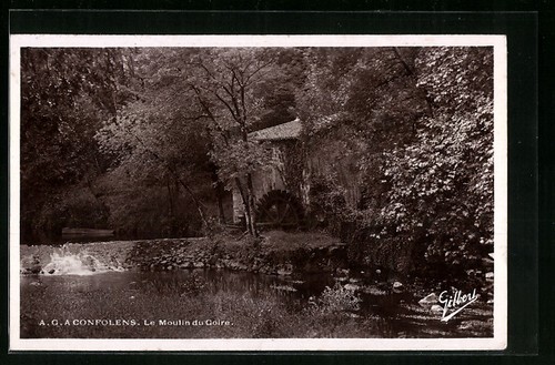 Cpa confolens moulin du - cpa, le
