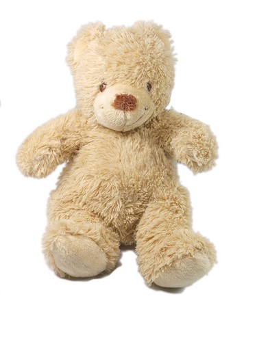 Doudou peluche ours beige