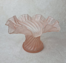 Coupe en Verre Rose Dépoli