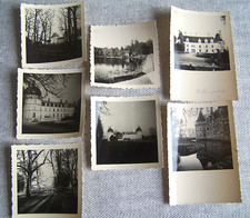 Lot photo années 50 Berry Indre château Valençay Villegongis gibier biche 1952