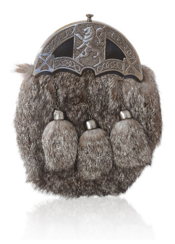 Marron lapin fourrure robe - marron,