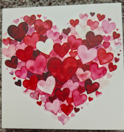 Valentines wood sign hearts - wood,
