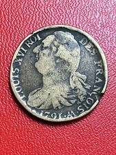 #5566 - 2 sols 1791 .AA. Metz Louis XVI TB+ très rare - FACTURE