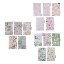 5 intercalaires perforés pour