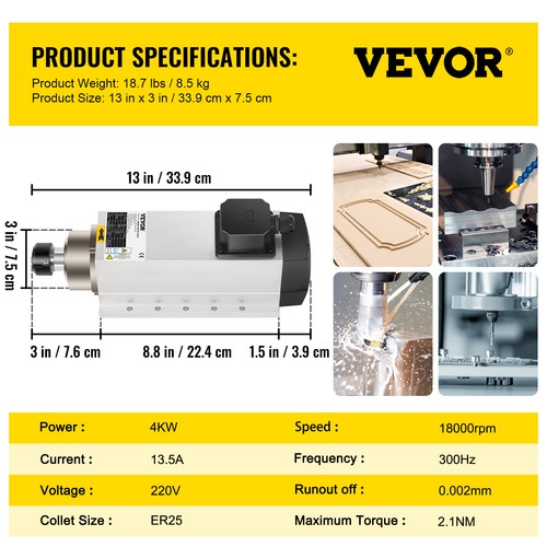Vevor moteur broche - moteur, de