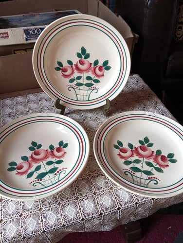 Assiettes creuses anciennes - 3,