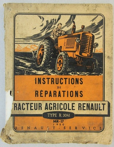 Instructions réparations - instructions, de