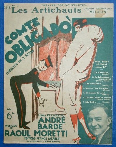 Opérette comte obligado - opÉrette,