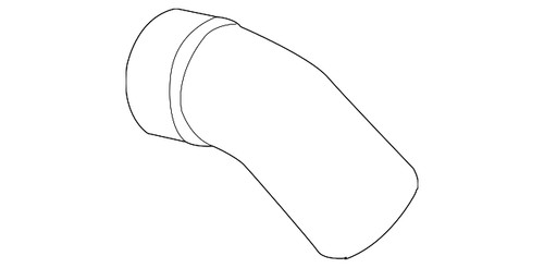 Genuine jaguar hose aj811638 - jaguar,