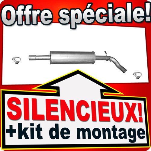 Silencieux intermédiaire pour - intermédiaire,