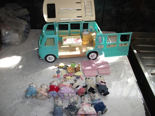 Sylvanian families camper van - families,