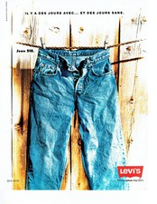 Publicité Advertising 108  1993   pret à porter   levi's  jean 518