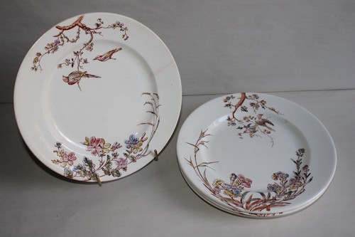 Assiettes plates faïence - en,