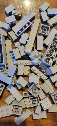 Lego briques gris clair - gris,