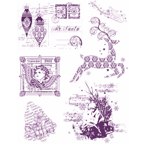 Tampons transparents motifs - transparents,