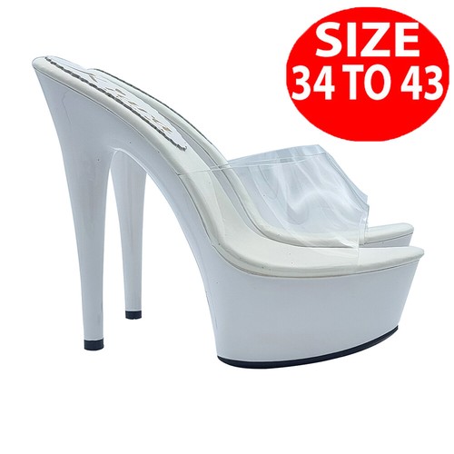Mules blanches avec - mules,