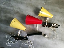 Applique perforée cornet Rouge  Jaune- Design 1950/60 lot de 3 Biny ?