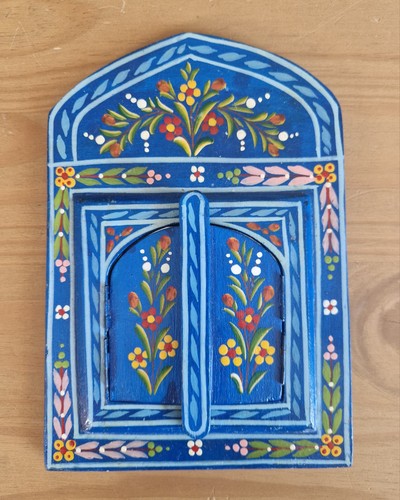 Miroir peint main - miroir,