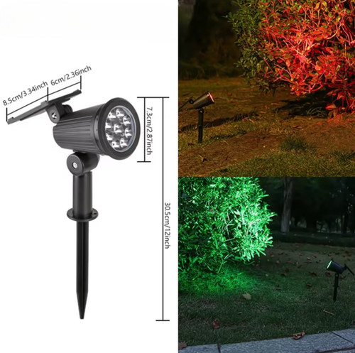 Spot solaire jardin - spot, rvb