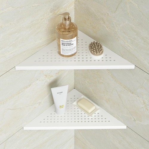 étagère coin pour douche - de,