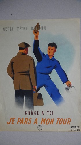 Ww2 affiche relève - -, [Éric