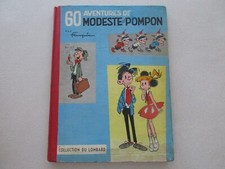 MODESTE ET POMPON FRANQUIN BE/TBE 60 AVENTURES DE EDITION ORIGINALE BELGE 1958