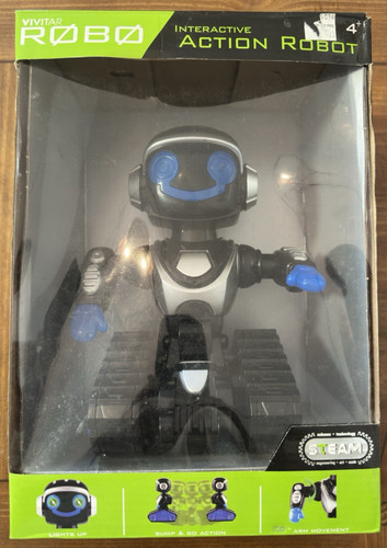 Robo black blue - robo, black/blue/silver