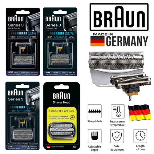 Braun tête rasoir rasoirs - rasoir,