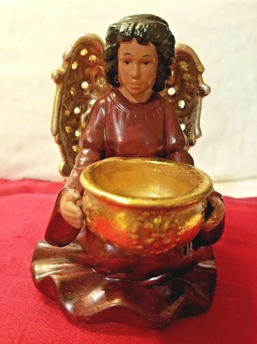 Angel tea light - light, ceramic