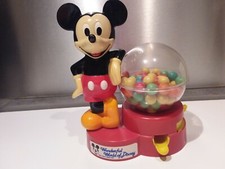 MICKEY Distributeur de chewing gum vintage 1986 collection rare 