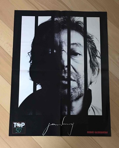 Poster serge gainsbourg - :,