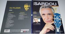 MICHEL SARDOU DU PLAISIR 2004 LIVRE ET CD LA COLLECTION OFFICIELLE