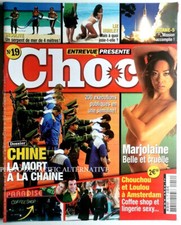 Revue CHOC n° 19 du 24 Fevrier 2005 liz hurley marjolaine entrevue magazine
