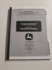 manuel d'utilisation de coupe 60 62 72 pouces tondeuse frontale John Deere 1400