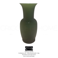VENINI - Vase opalino Sablé Vert Pomme H CM 30 - 706.38 - Revendeur