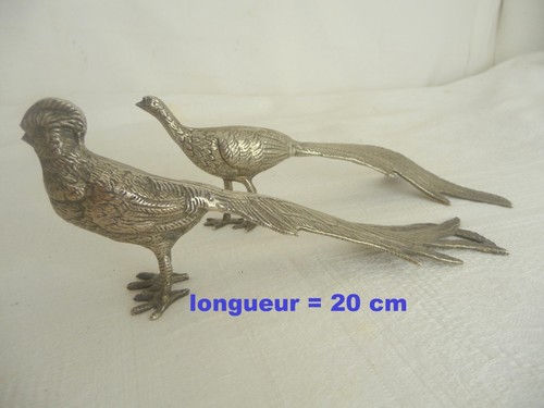 Couple faisans miniatures - couple,