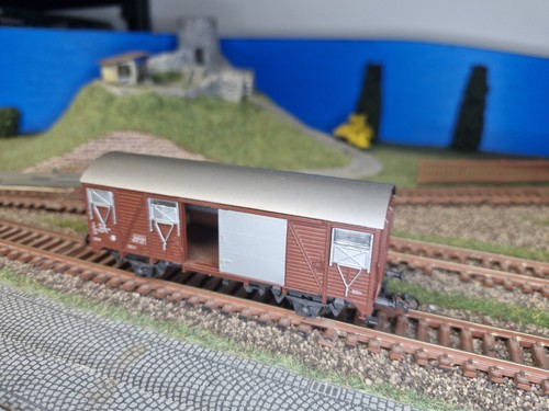 Wagon couvert transport betail - transport,