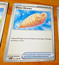 POKEMON FRANCAISE CARD CARTE GLACE GEANTE 091/094 PFL FR NM 2025
