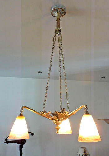 Lustre bronze tulipes - tulipes, de