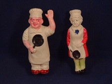 Ancien jouet couple poupée