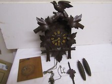 ancien grand coucou foret noire pendule horloge vintage