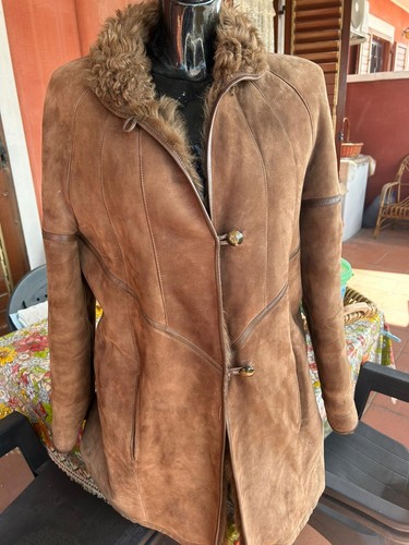 Manteau peau lainée - en,