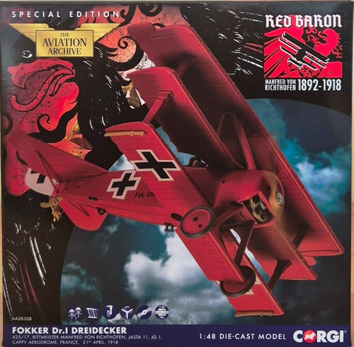 Corgi aa38308 fokker - corgi, 1/48