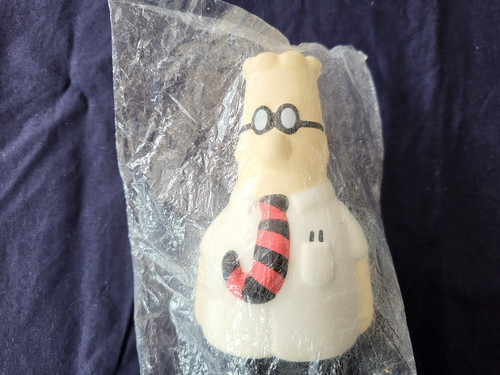 Dilbert canal figurine mousse - dilbert, canal+