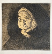 Charles Cottet Gravure Eau