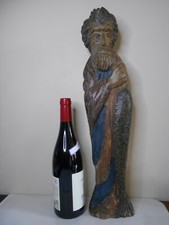 Ancienne grande statue bois