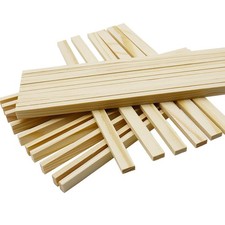 60 Pièces Batonnet en Bois