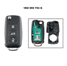 clé télécommande vierge golf touran sirocco  Tiguan seat Skoda ID48 1K0959753G