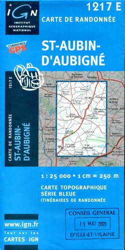 Carte ign serie bleue 25000 - ign,