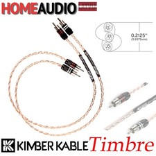 1m KIMBER KABLE TIMBRE Interconnect Stereo RCA 2Phono-2Phono Jack Cable ANALOG